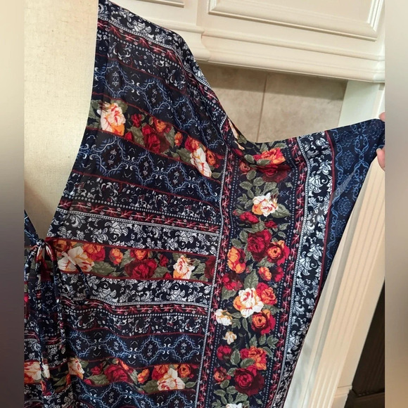 Ember Women's Duster Kimono Open Front Size Medium - Picture 3 of 5